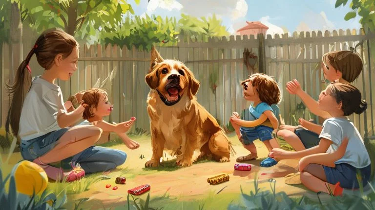 Como treinar seu cão para conviver bem com crianças