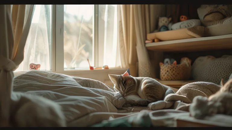 Por que o sono é fundamental para o bem-estar dos gatos domésticos