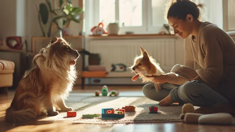 Como ensinar truques simples para estimular a mente do seu pet