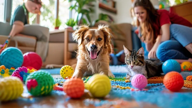 Por que variar os brinquedos melhora a vida do seu pet