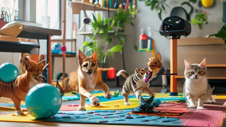 10 acessórios divertidos para pets hiperativos gastarem energia