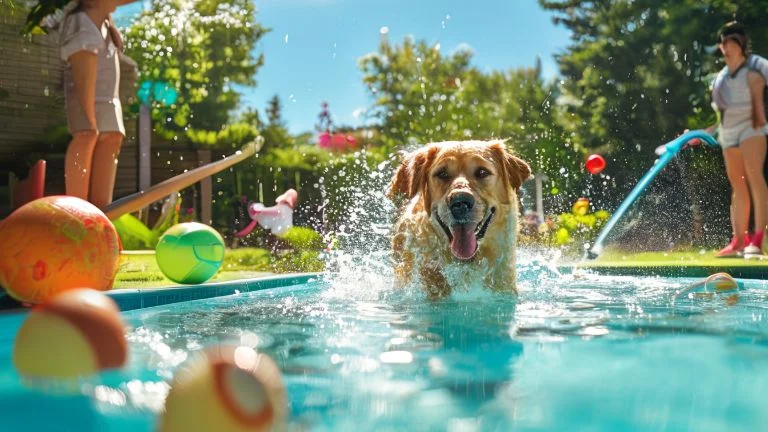 Brincadeiras Aquáticas que Refrescam e Divertem Seu Cão no Verão